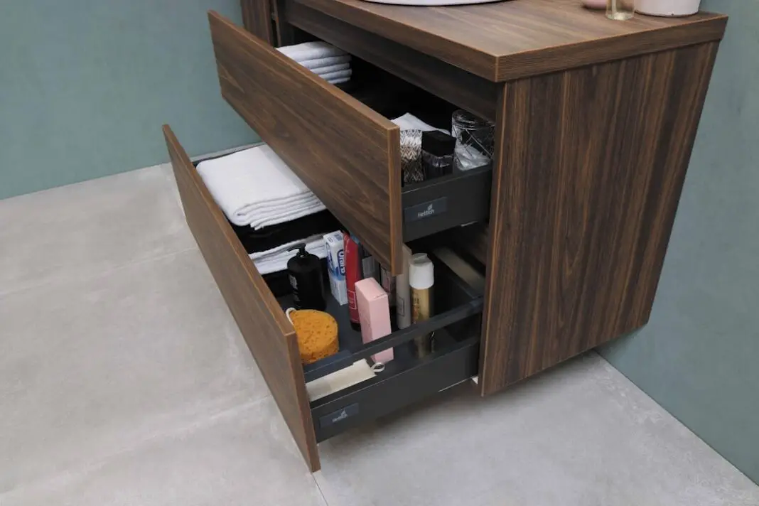 Proline - Binnenlade - onderkast asymmetrisch 100 cm cabana oak