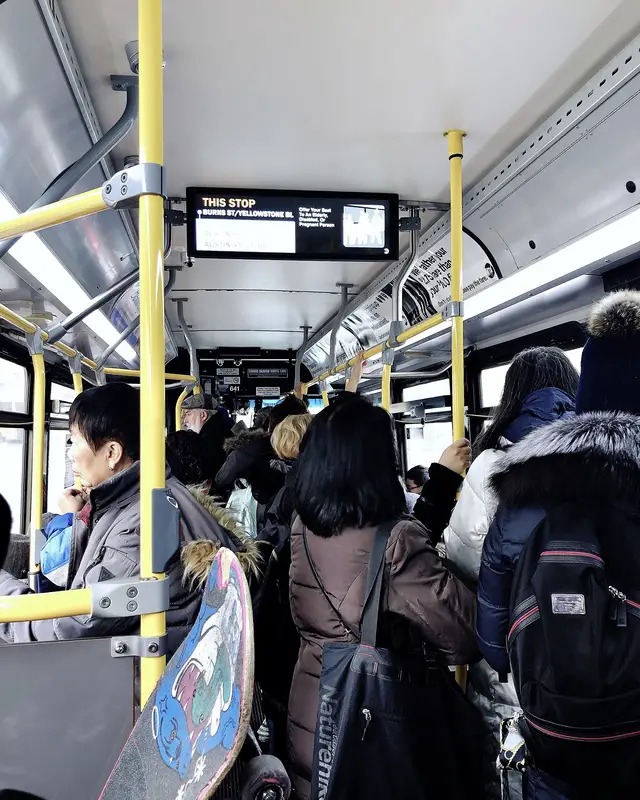 The Worst Seat to Take on a Crowded Bus